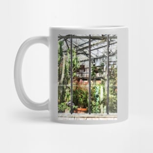 Greenhouse With Large Cactus Mug